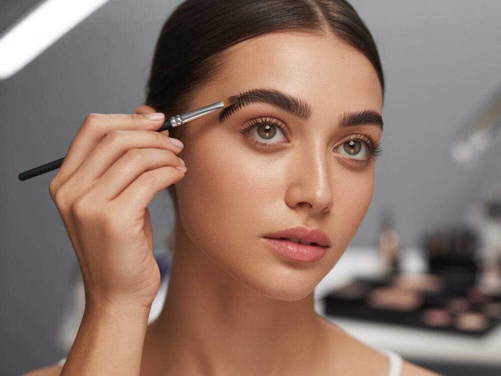 aplikacja henny na brwi