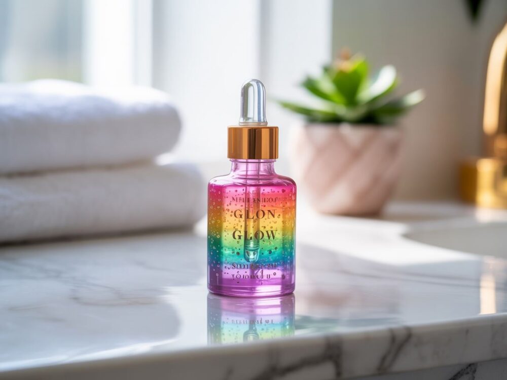 aplikacja serum tęczowego