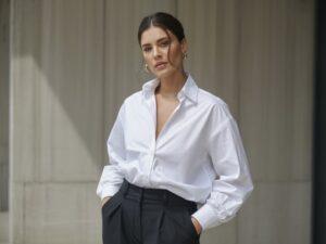 bluzka koszulowa na co dzień