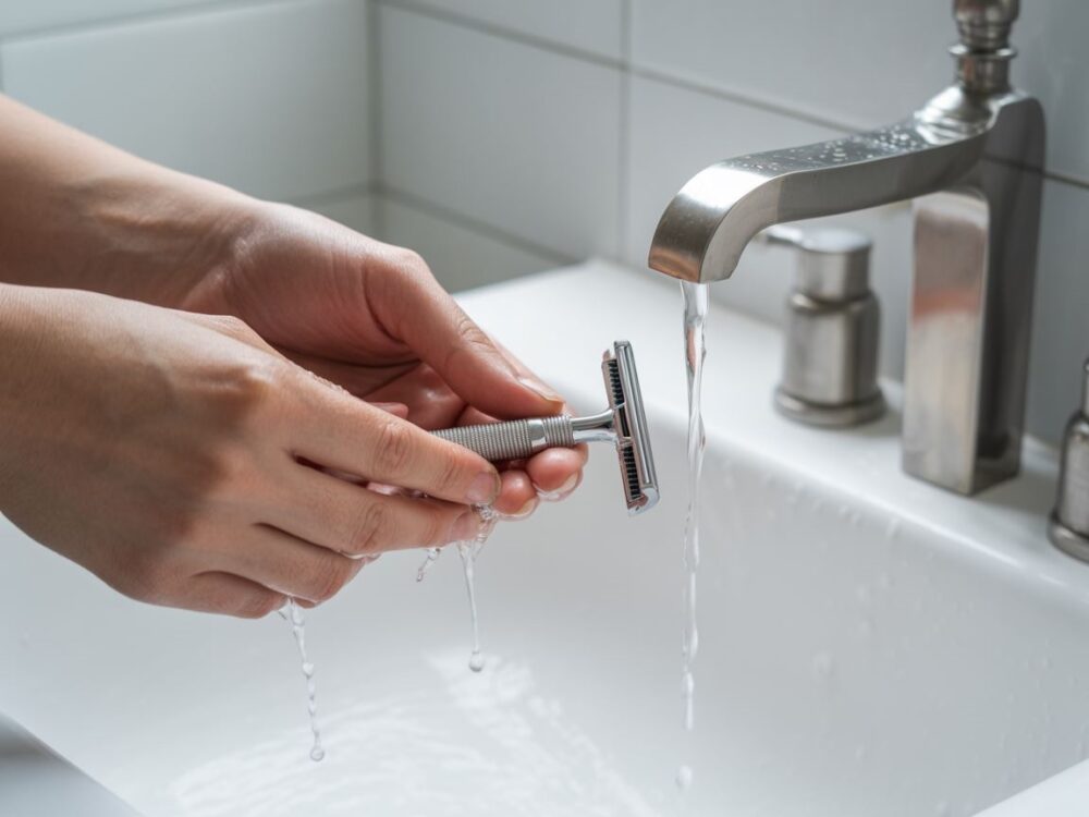 czyszczenie maszynki do golenia