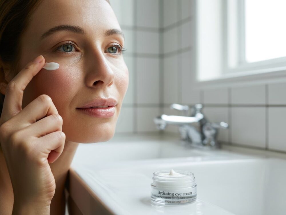 delikatne wklepywanie kremu