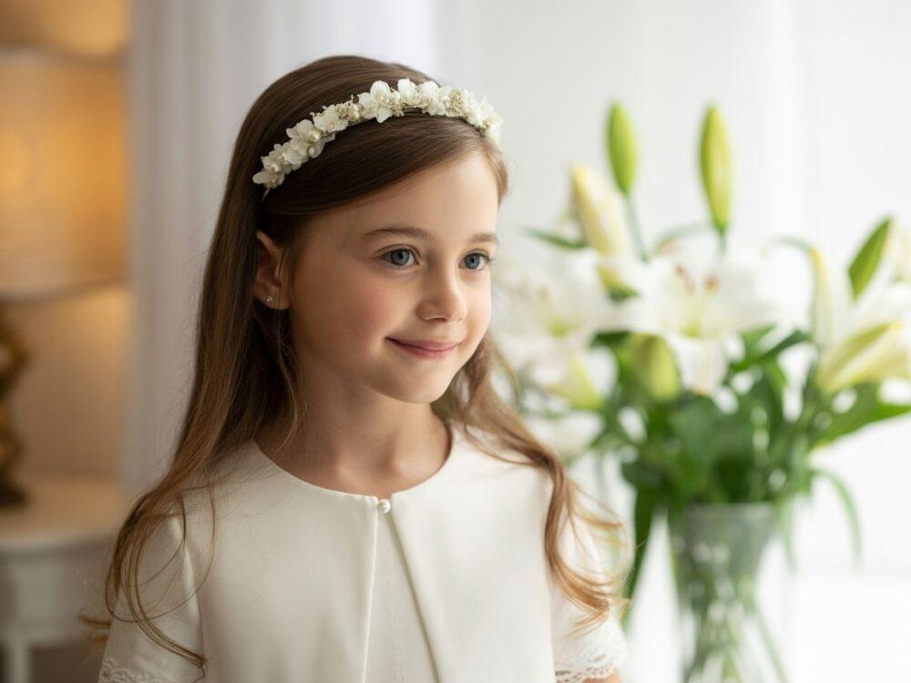 dziewczynka z prostymi włosami