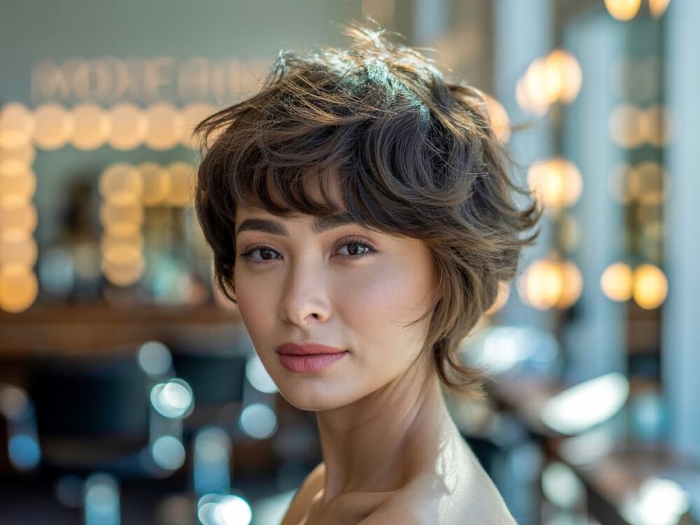 fryzura dla cienkich włosów