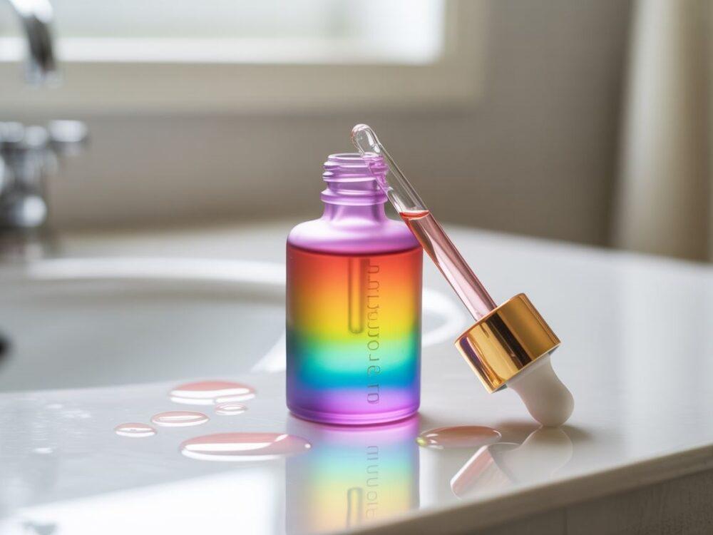 kolorowe serum do twarzy