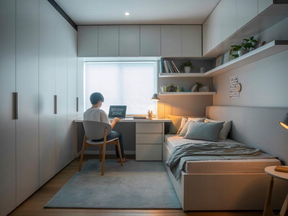 mały pokój młodzieżowy