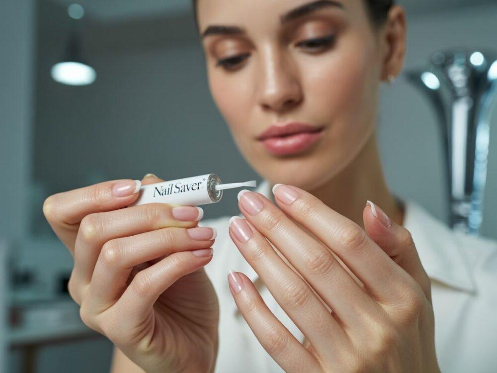 manicure z odżywką