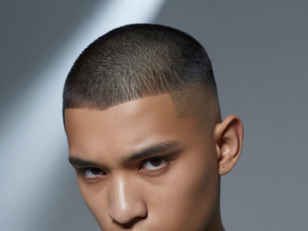 męski crew cut