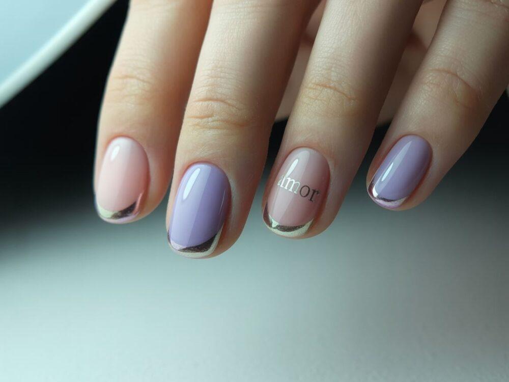 modny manicure na krótkich paznokciach