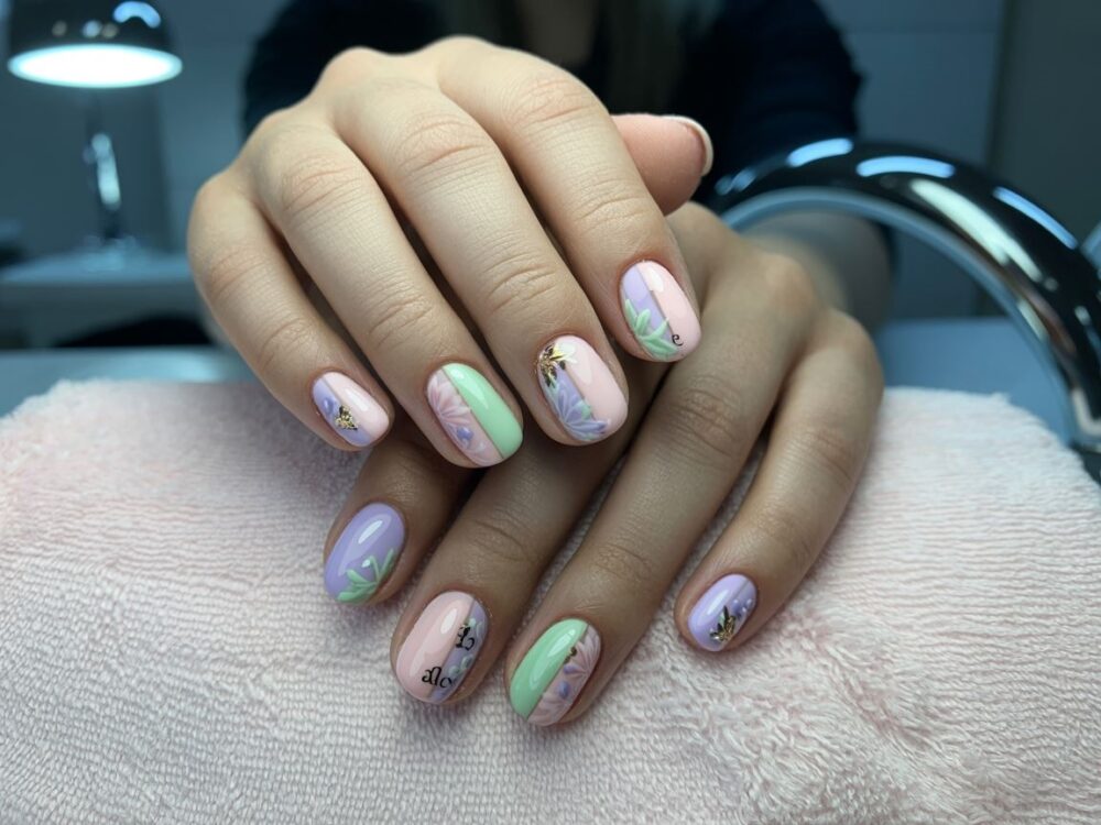 nowoczesny manicure żelowy