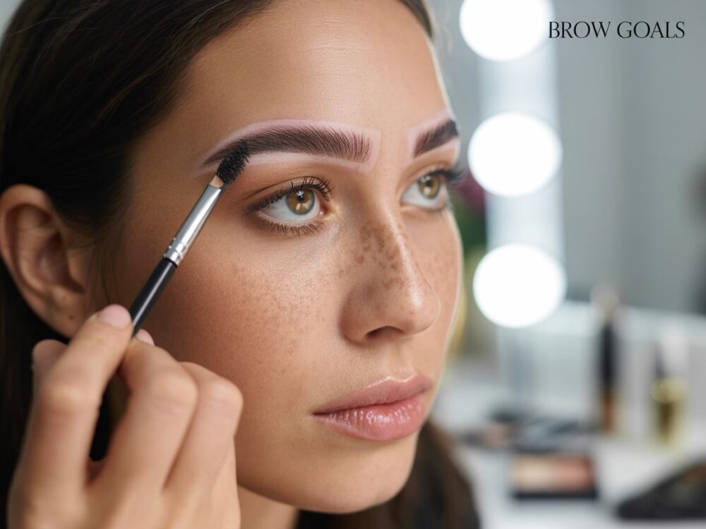 pędzelek do brwi