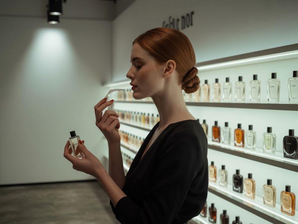 perfumy w perfumerii