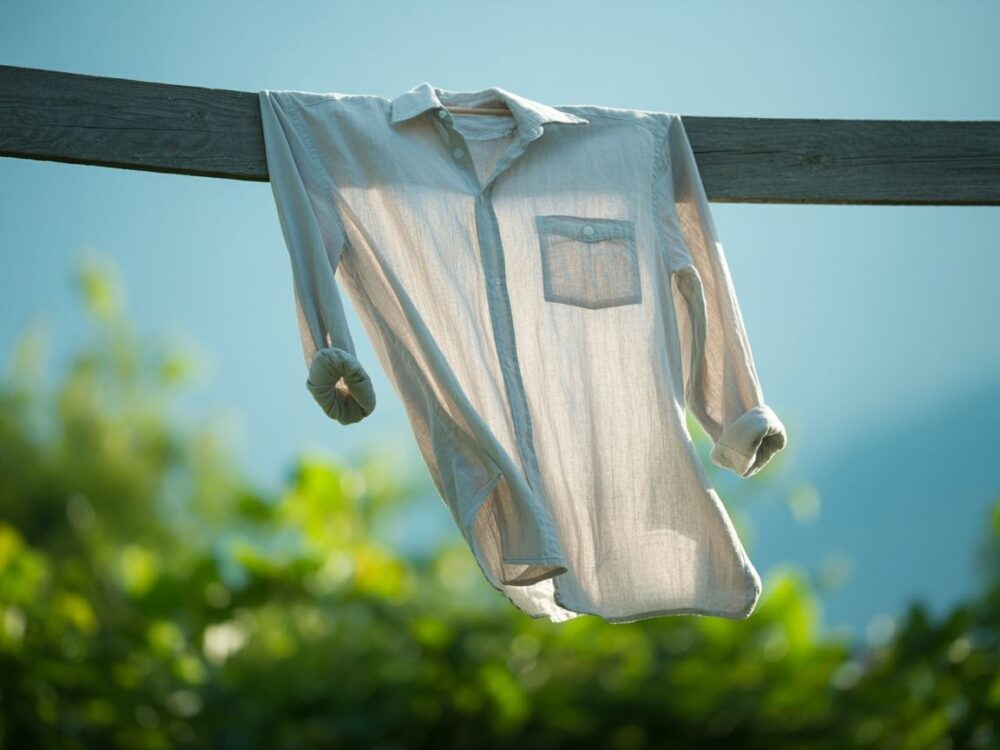 pranie koszuli z perfumami