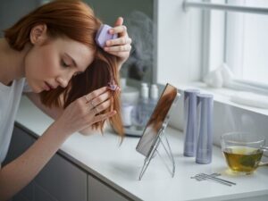 proces koloryzacji włosów