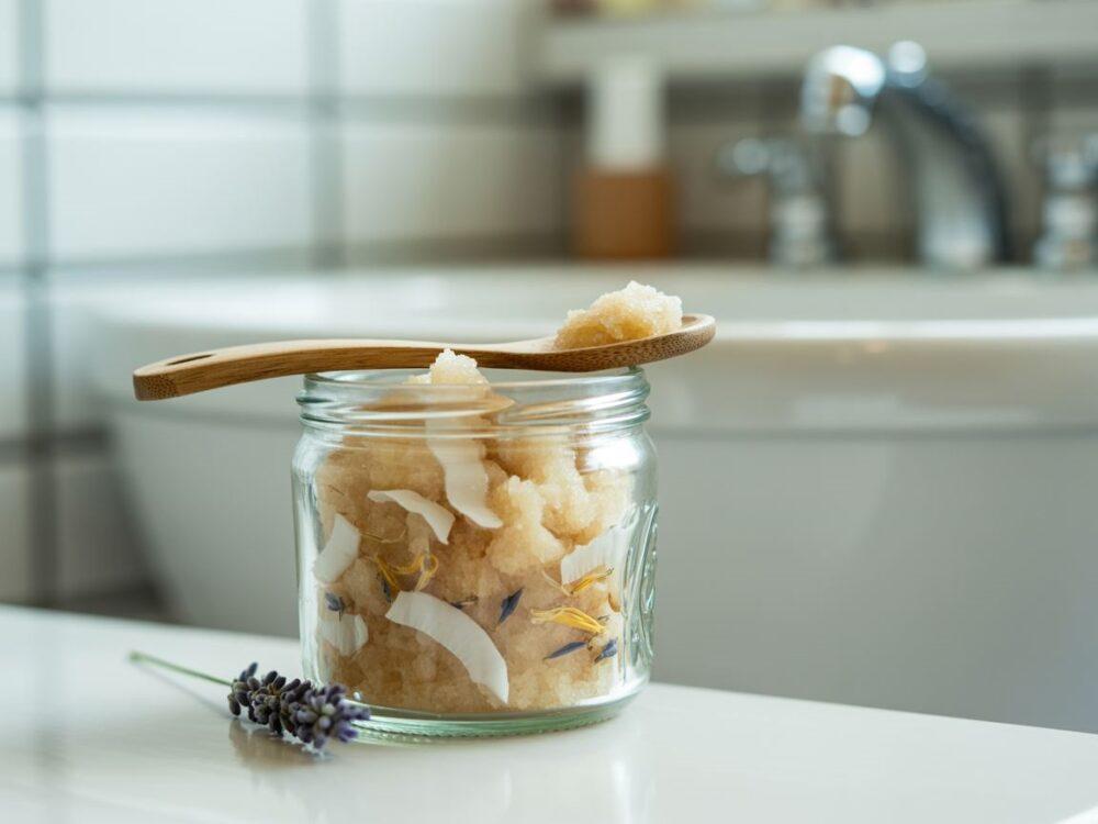 przygotowanie peelingu cukrowego