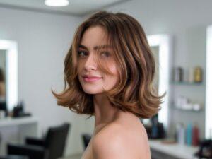 stylizacja włosów półkrótkich