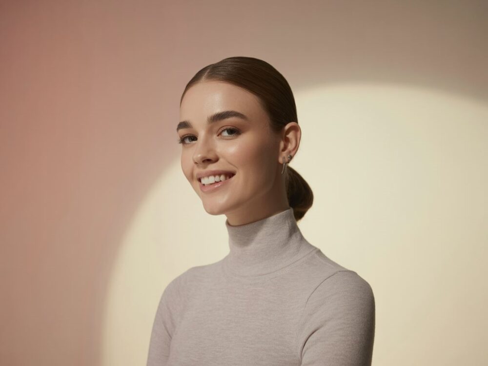 stylowa fryzura kitka