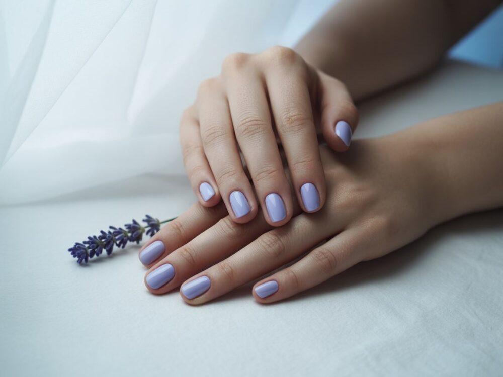 stylowy pastelowy manicure
