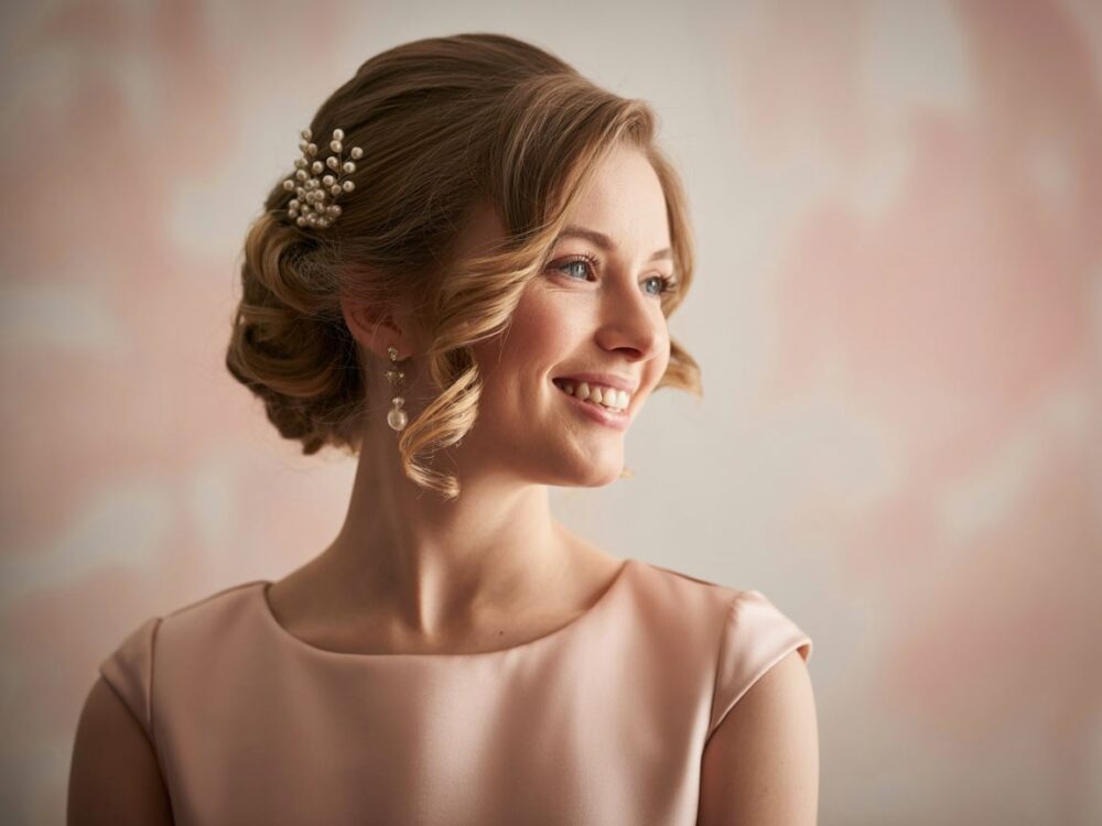 upięcie komunijne dla mamy