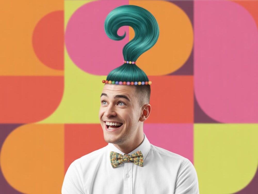 zabawna fryzura męska