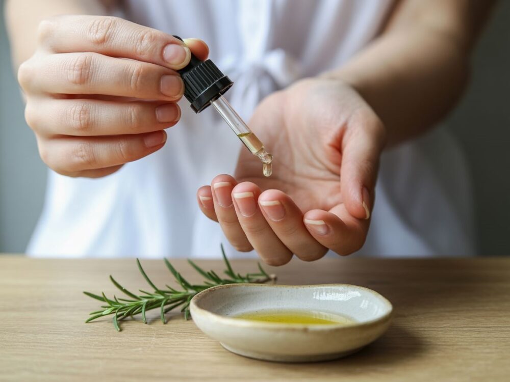 zdrowe paznokcie z olejkiem